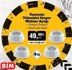 SGS VANTUZLU YÜKSELTİCİ STOPER MAKİNE AYAĞI